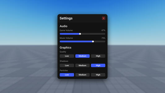 Minimal UI